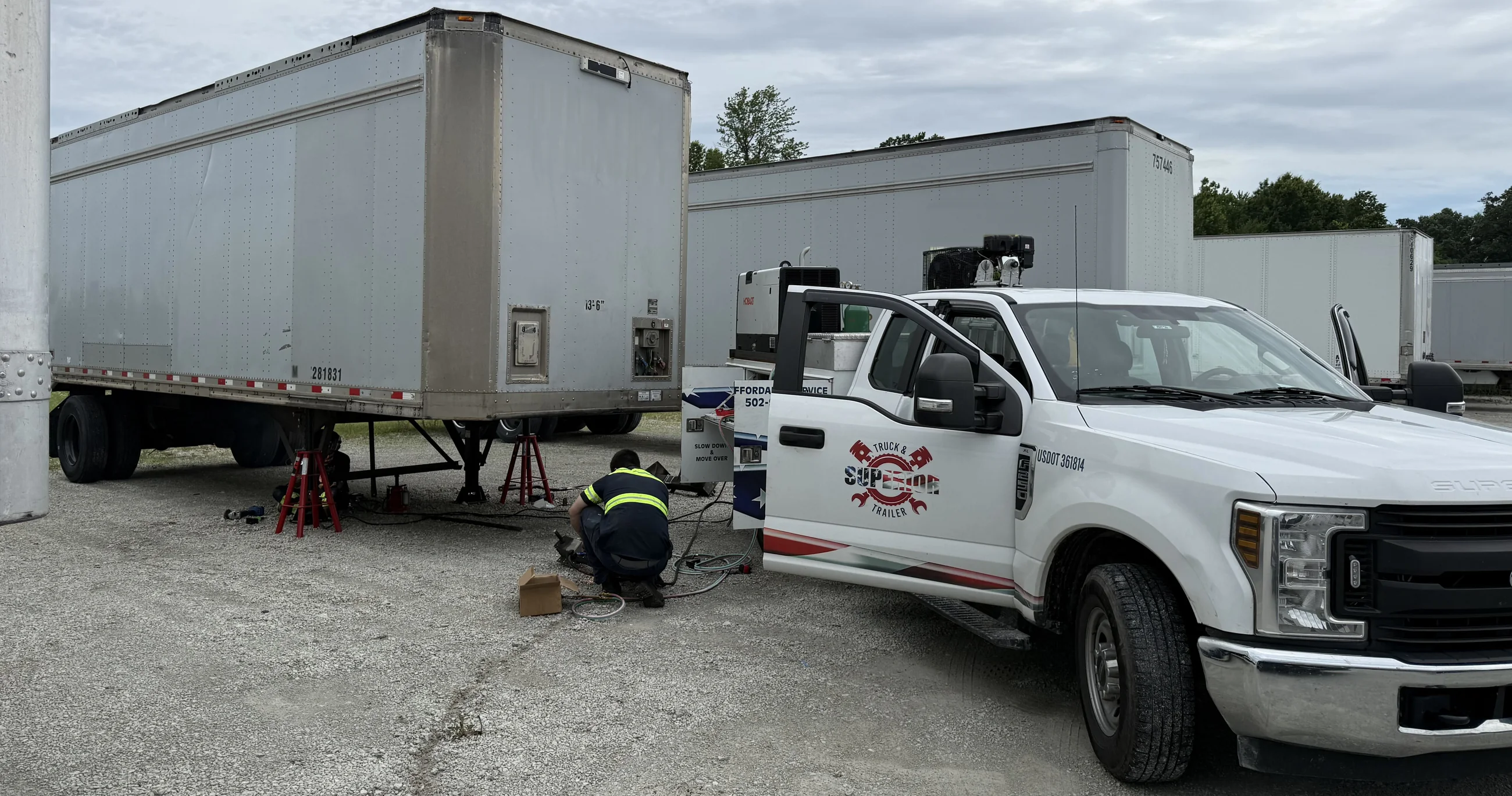 Trailer repair at Superior Truck & Trailer, Louisville KY